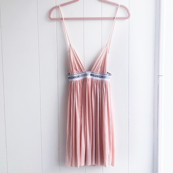 Wildfox Other - NWT Wildfox Intimates Babydoll Pink Slip Gown